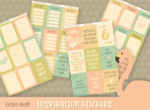 Inspiration | Sticker Kit | 4 Sheets