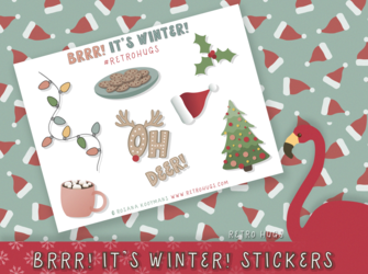 Brrr! It's Winter! | Sampler Sticker Sheet