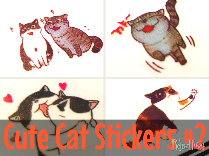 Cute Cat Stickers #2