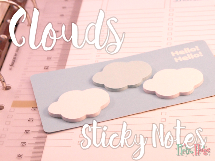 Cloud Sticky Notes #1 | Cute Clouds | Mini Sticky Notes