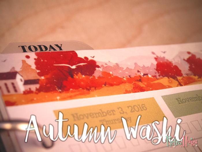 Autumn Washi Tape | Mikimood Fall Masking Tape | Beautiful Landscape