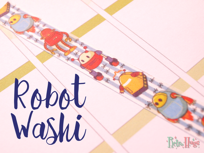 Robot Washi Tape