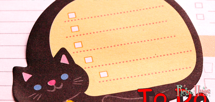 Cute Cat Sticky Notes | To Do List | Mini Kawaii Memo