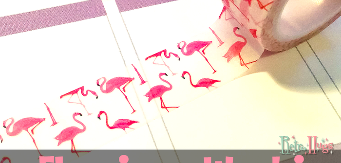 Flamingo Washi Tape #5 | Cute Masking tape | Flamingos