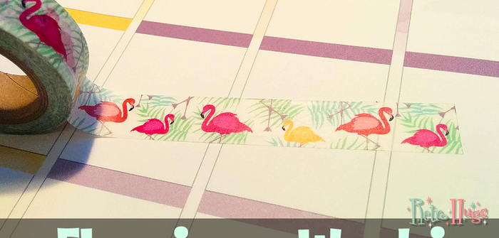 Flamingo Washi Tape #4 | Cute Masking Tape | Flamingos