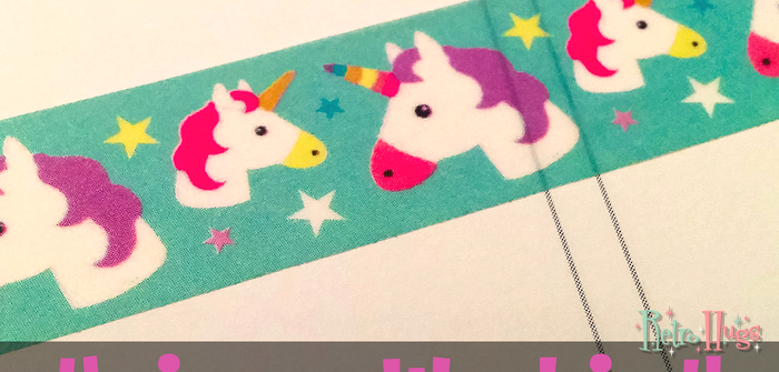 Unicorn Washi Tape #4 | Kawaii Unicorns | Cute Masking Tape