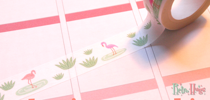 Flamingo Washi Tape #3 | Cute Masking Tape | Flamingos