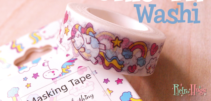 Unicorn Washi Tape | Unicorns and Rainbows | Cute Kawaii Masking Tape