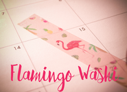 Flamingo Washi Tape